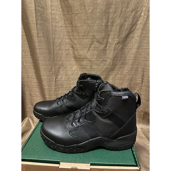 New Danner Scorch Side Zip 6" Black Danner Dry Boots Size Mens 15D - Picture 2 of 8